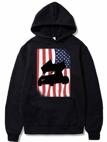 SPRINT CAR DIRT TRACK RACING American Sprint PULLOVER THE AV8R